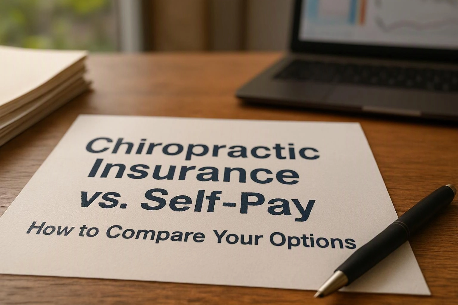 Chiropractic Insurance vs. Self-Pay: How to Compare Your Options